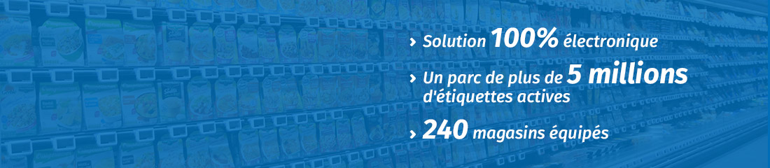 Etiquette grande distribution